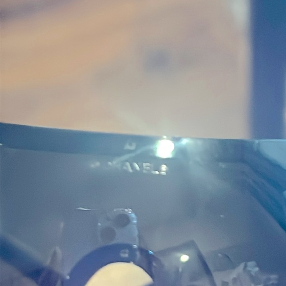 Authentic Chanel Sunburst 4148B Black Silver Crystal Vintage Sunglasses - Picture 2 of 7